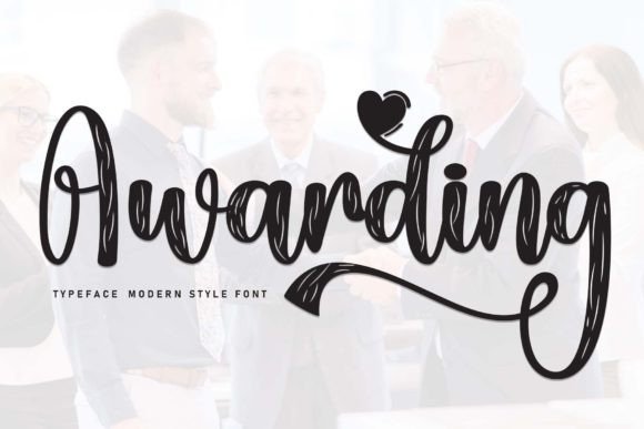 Awarding: The Handwritten Font for Scroll-Stopping Brand Content