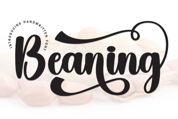 Beaning: A Handwritten Typeface for Warm Editorial Design