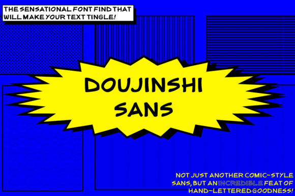 Bringing Doujinshi Sans - Bold to Life in Handmade Designs