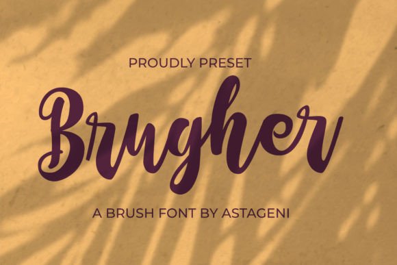 Brugher: A Stylish Handwritten Font for Small Business Branding