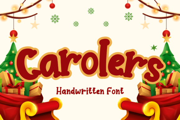 Carolers: A Playful Handwritten Font for Makers