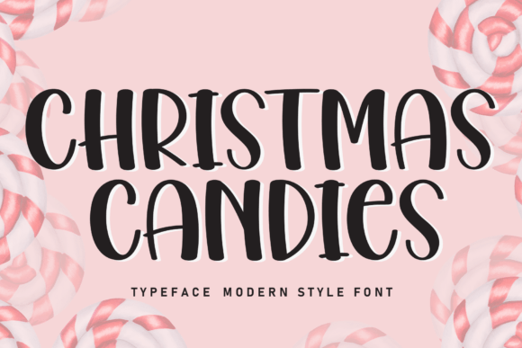 Christmas Candies Font for Modern Web Design