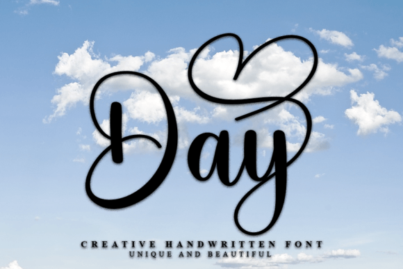 Day Font: A Handwritten Typeface for Modern Editorial Design