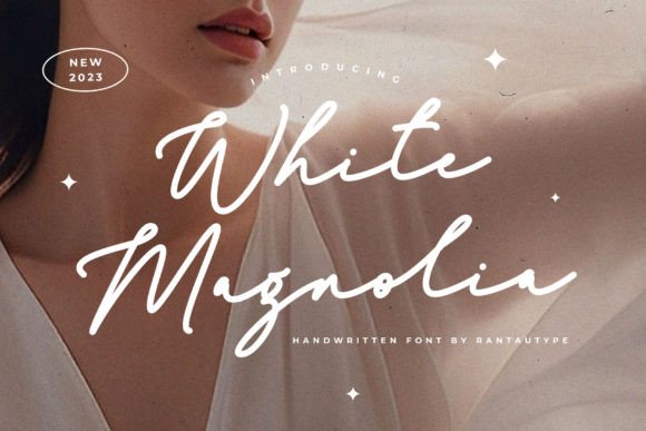 Elevate Your Brand with the White Magnolia Typeface