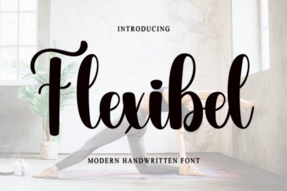 Flexibel: A Modern Handwritten Typeface for Web Design