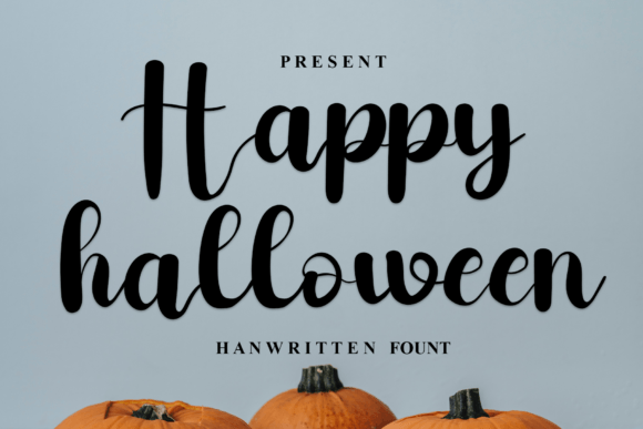 Happy Helloween: A Modern Script Font for Web Design