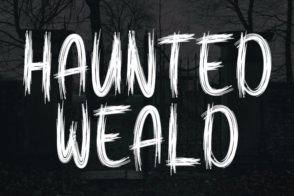 Haunted Weald: A Charming Handwritten Font for Crafters