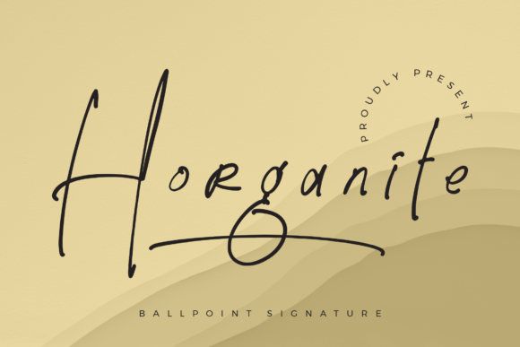 Horganite: The Handwritten Font That Elevates Campaign Design