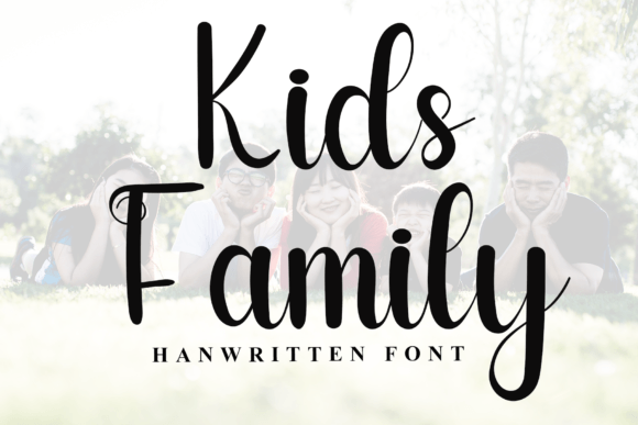 Kids Family Font: A Polished Script for Small Business Branding
