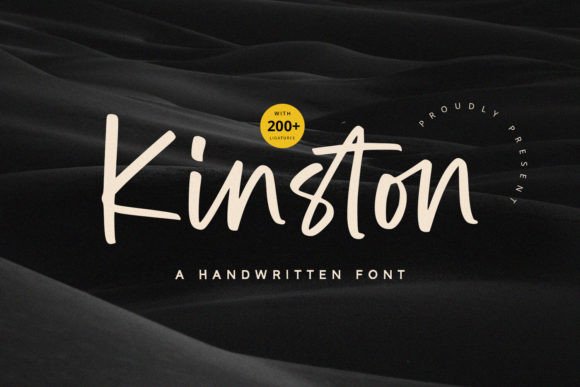 Kinston Review: A Bold Script for Modern Brand Identity