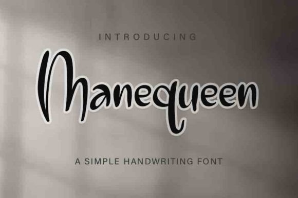 Manequeen: A Timeless Handwritten Font for Editorial Design