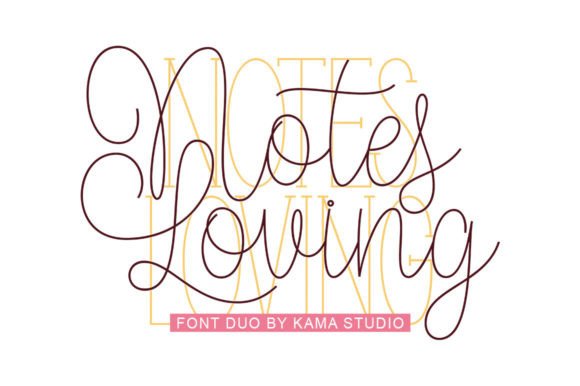 Notes Loving: A Sweet Script Font for Branding