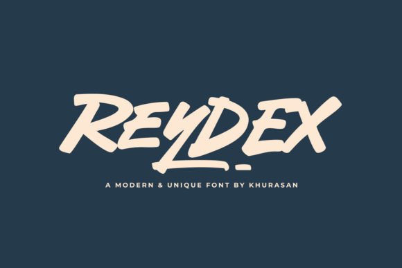 Reydex: A Bold Typeface for Modern Editorial Design
