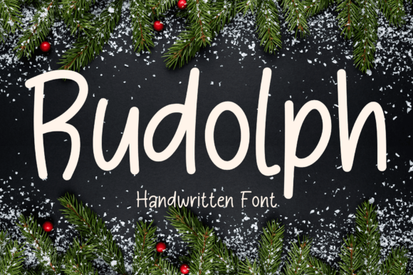 Rudolph Font: A Playful Typeface for Handmade Brands