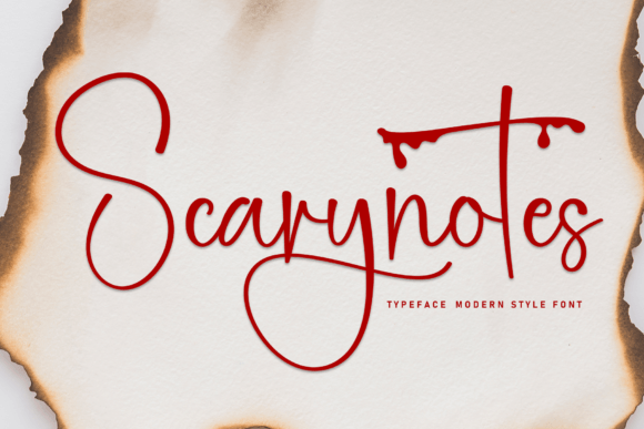 Scarynotes: A Handwritten Typeface for Modern Web Design