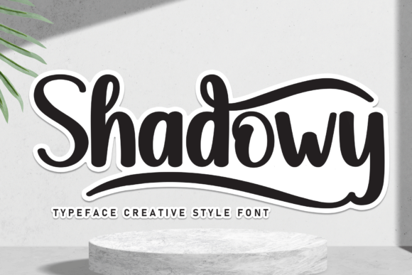 Shadowy Font: A Friendly Typeface for Modern Web Design