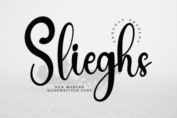 Slieghs: A Handwritten Font for Modern Editorial Design