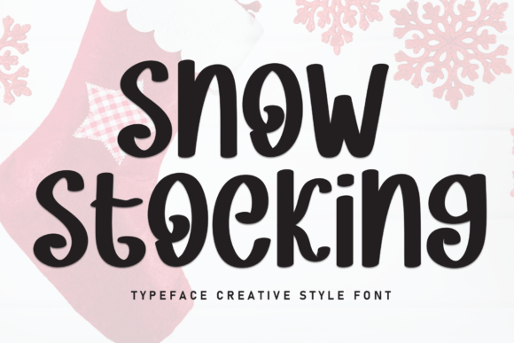 Snow Stockings: A Handwritten Font for Makers
