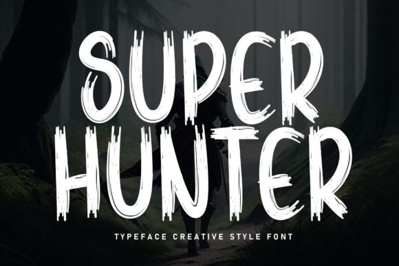 Super Hunter Font: The Perfect Handwritten Typeface for Crafters