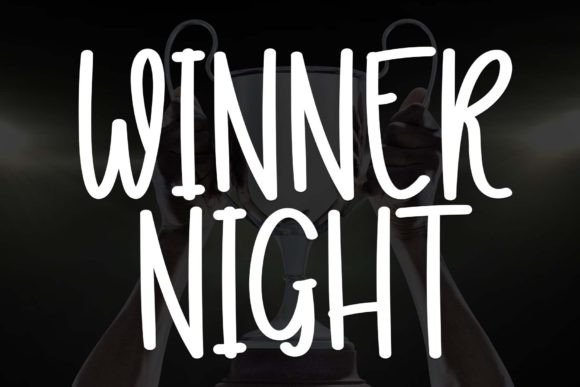 Winner Night Font Review: A Sweet Handwritten Typeface for Brands