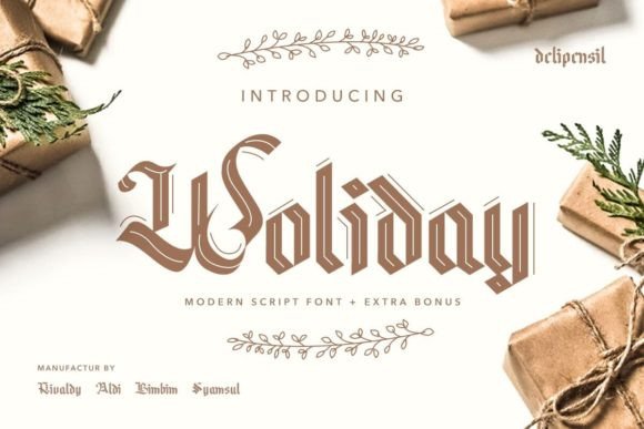 Woliday Font: Elevate Your Campaign Visuals with Style