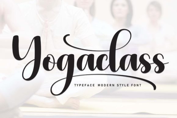 Yogaclass: The Script Font That Elevates Campaign Visuals