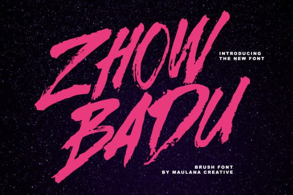 Zhow Badu Font: Elevate Your Brand with Handcrafted Style